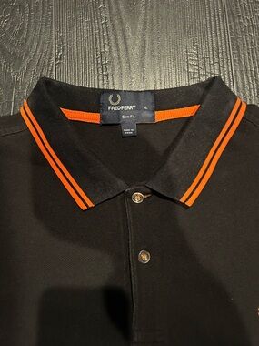 Fred Perry twin pique XL slim fit